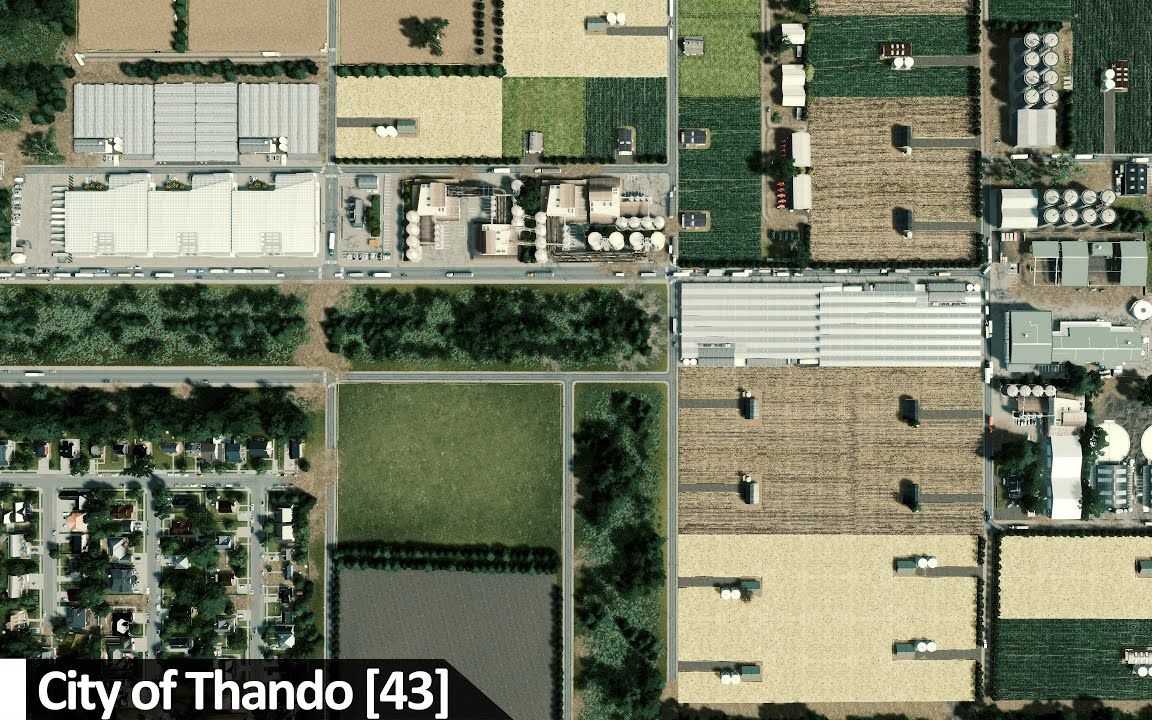 【丹多】第四十三集  农场 #都市天际线 Building farmlands都市天际线