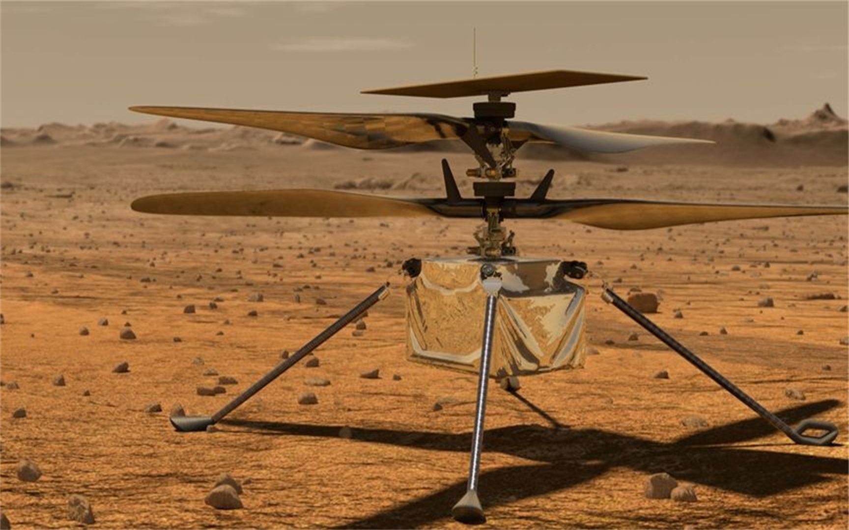 火星无人直升机机智号的第25次飞行