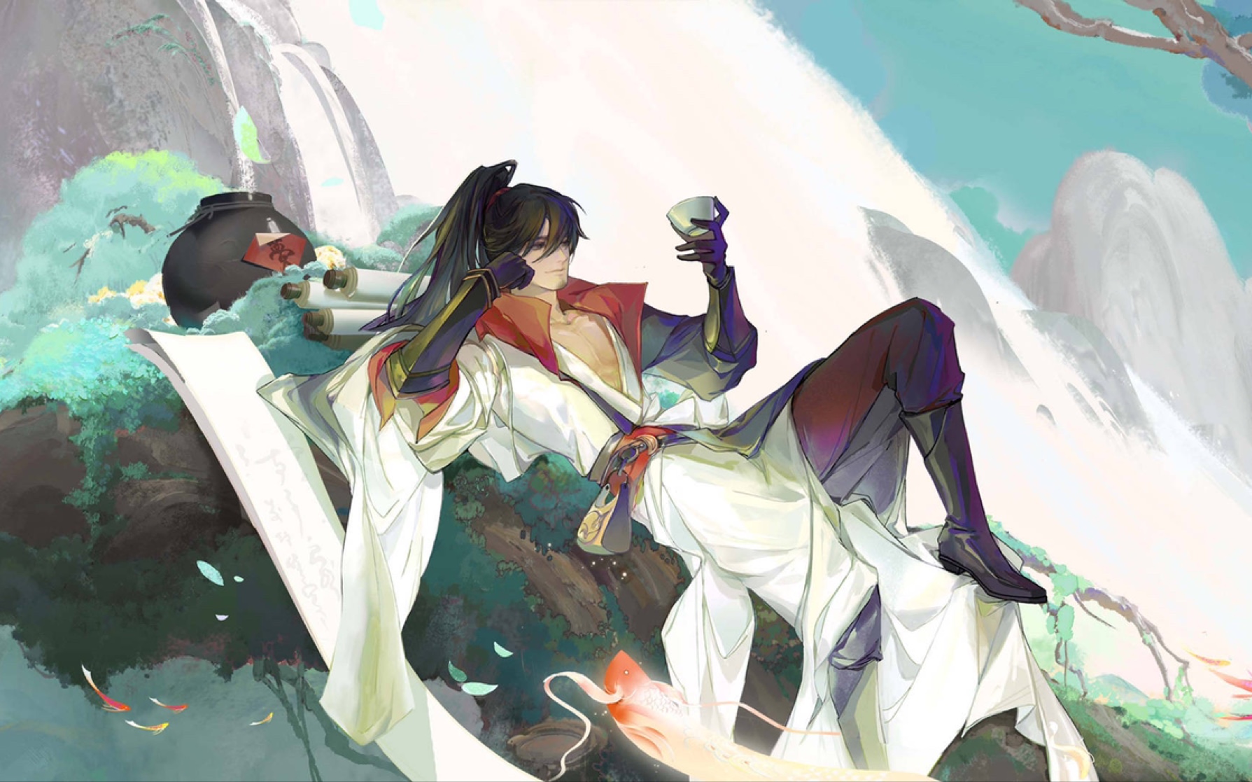 「忘川风华录」3星60级李白过武8