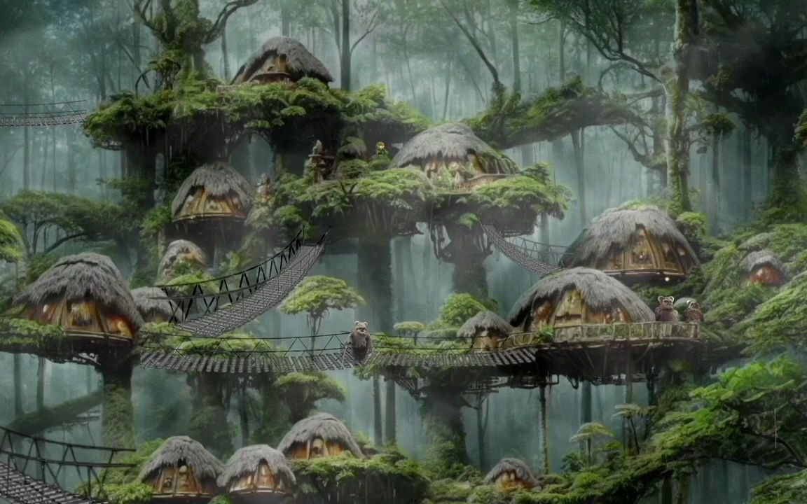 森林月亮树上部落氛围 7876 93 |音乐 氛围