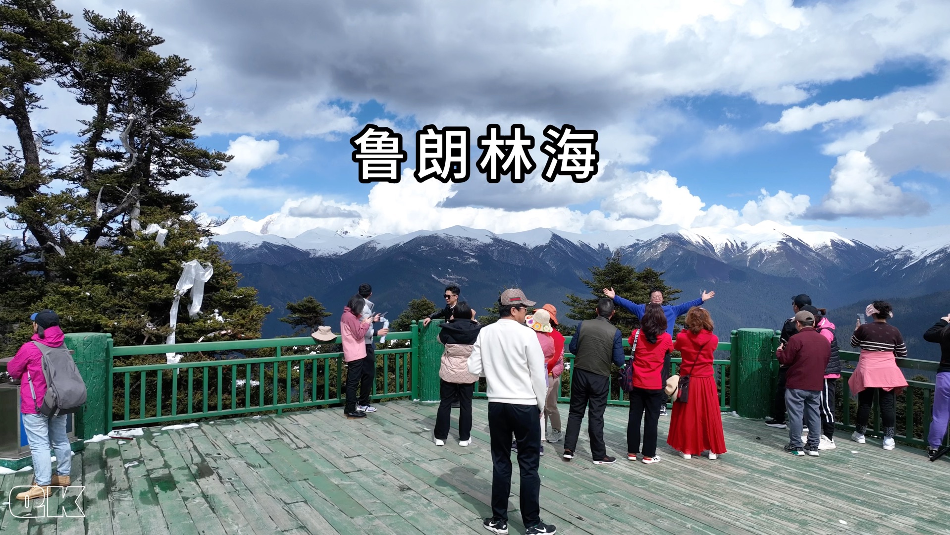 自驾318景点之鲁朗林海雪景壮丽