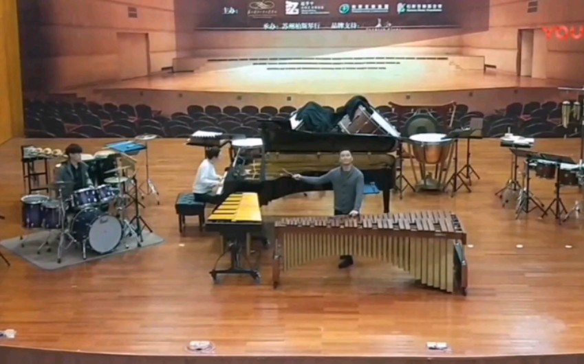 [图]《Concerto for Marimba》mvt.III by Emmanuel Sejourne / 2018.12.24苏州某场活动的彩排