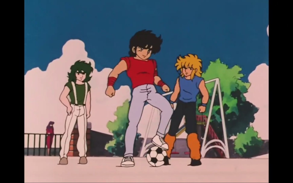 星矢跟孩子们最后的玩耍