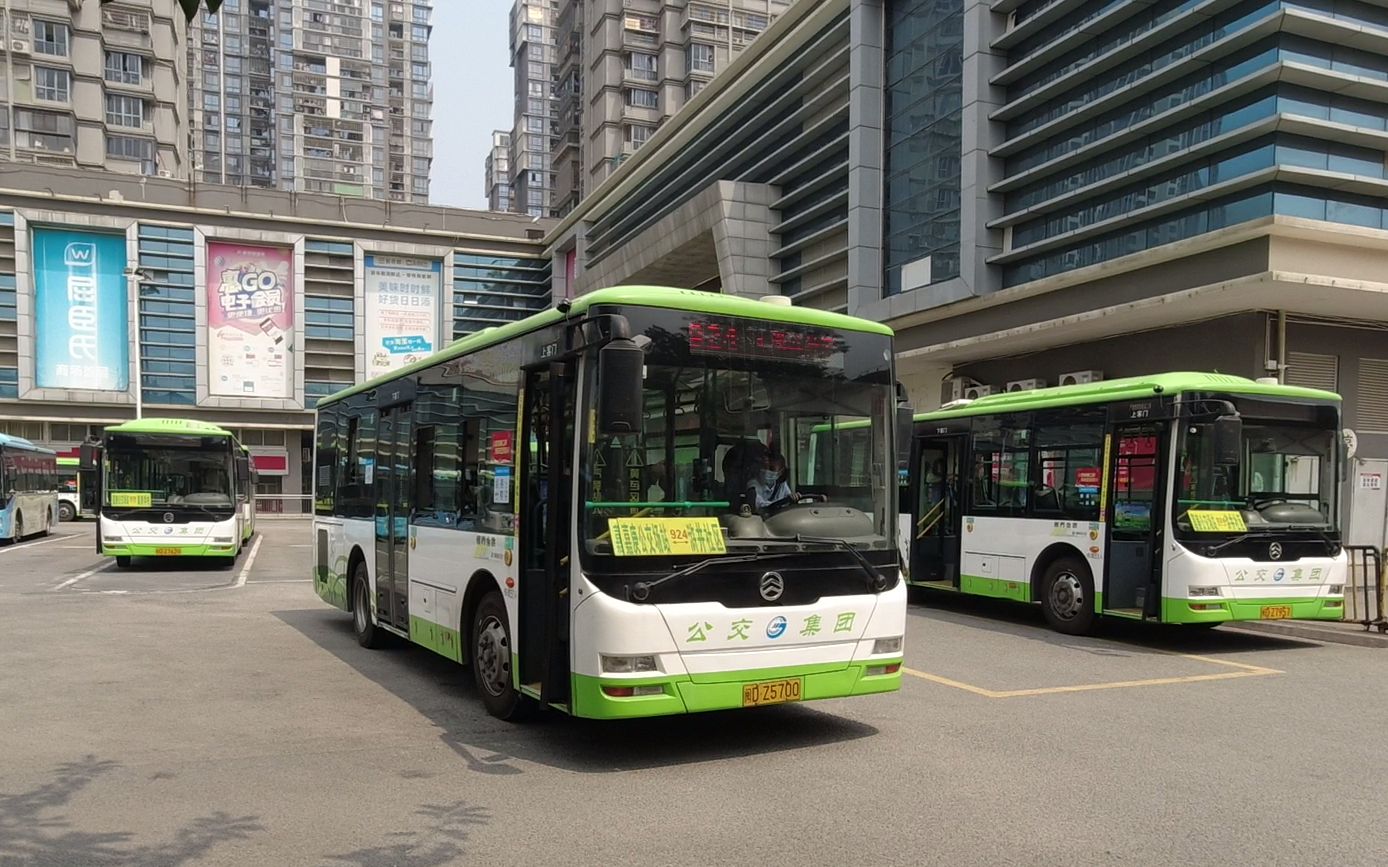 【福漫巴士工作室】【集美北区与brt接驳】厦门公交924路pov(嘉庚公交