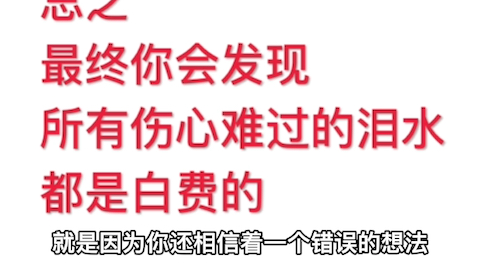 伤心的泪水都是流给魔鬼的,可是魔鬼不存在……哔哩哔哩bilibili