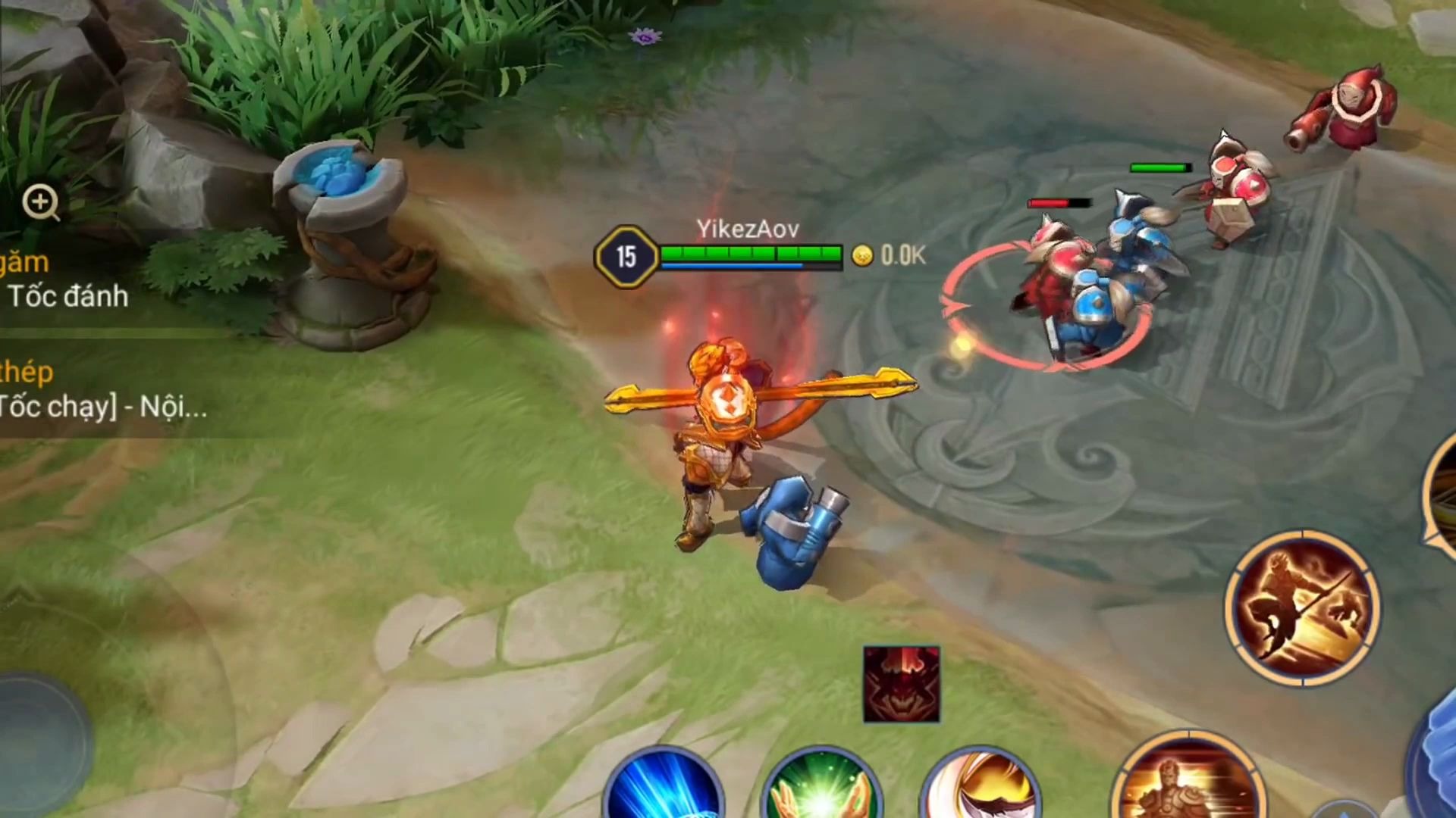 王者荣耀国际版猴子地狱火原型全屏被火焰覆盖