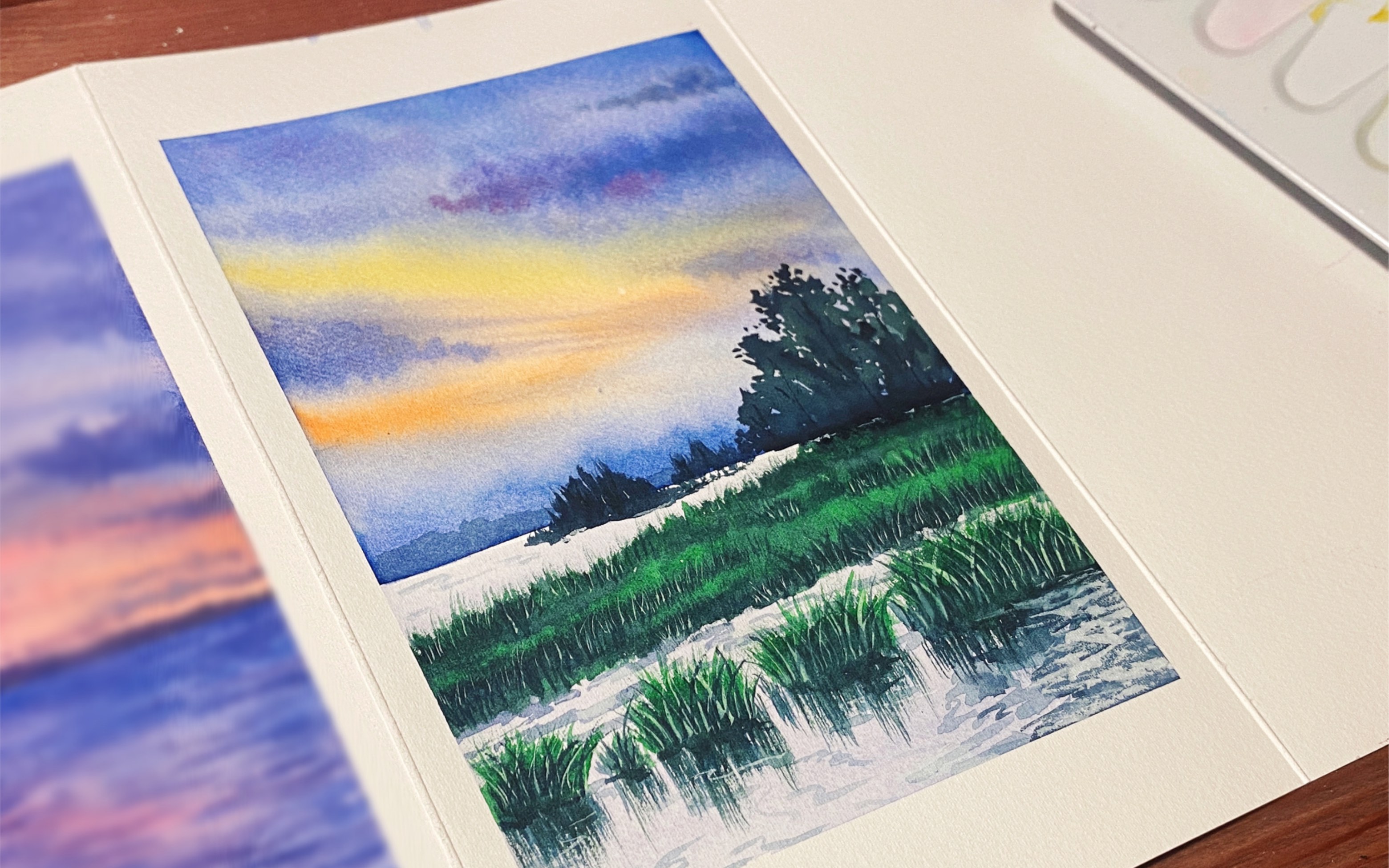 37303430 | 米蒂水彩暑期30天团练 | 水彩风景