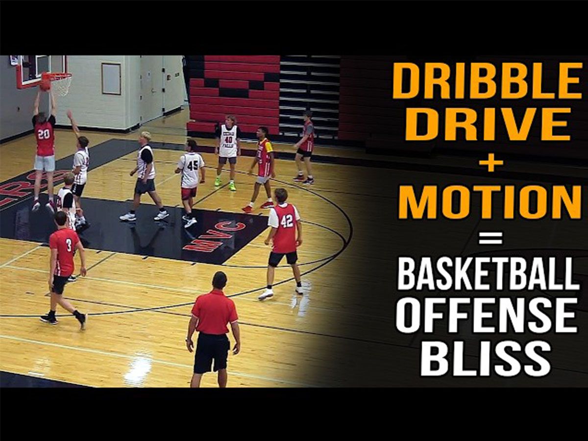 【篮球|团队】分享几套进攻战术 || The Marriage of Dribble Drive & Motion哔哩哔哩bilibili