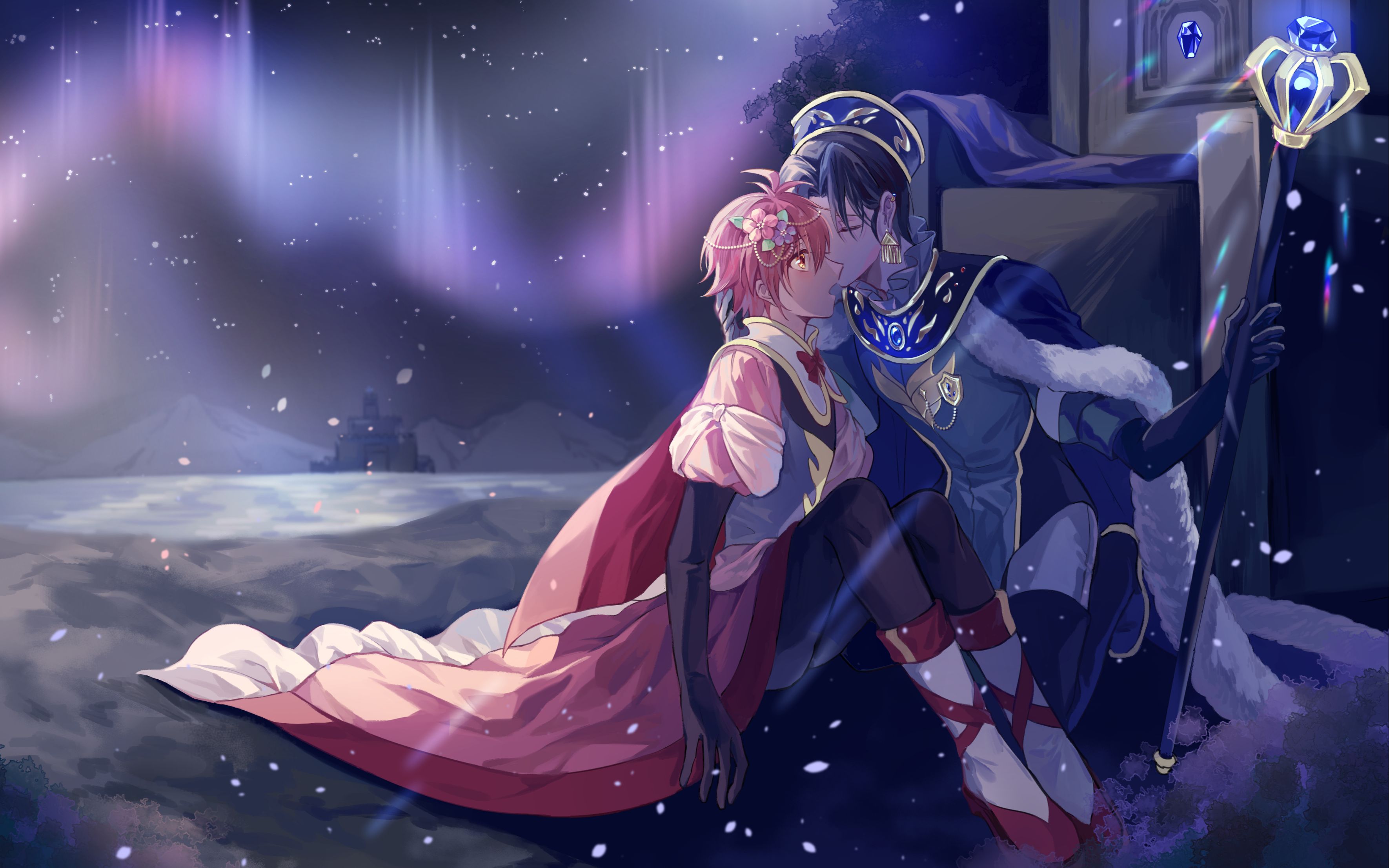 活动作品檀一织陆冰雪王子paro绘画过程