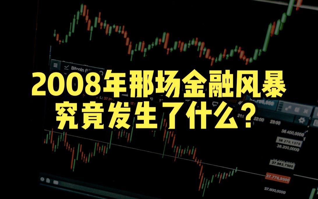 2008年那场金融风暴,究竟发生了什么?哔哩哔哩bilibili