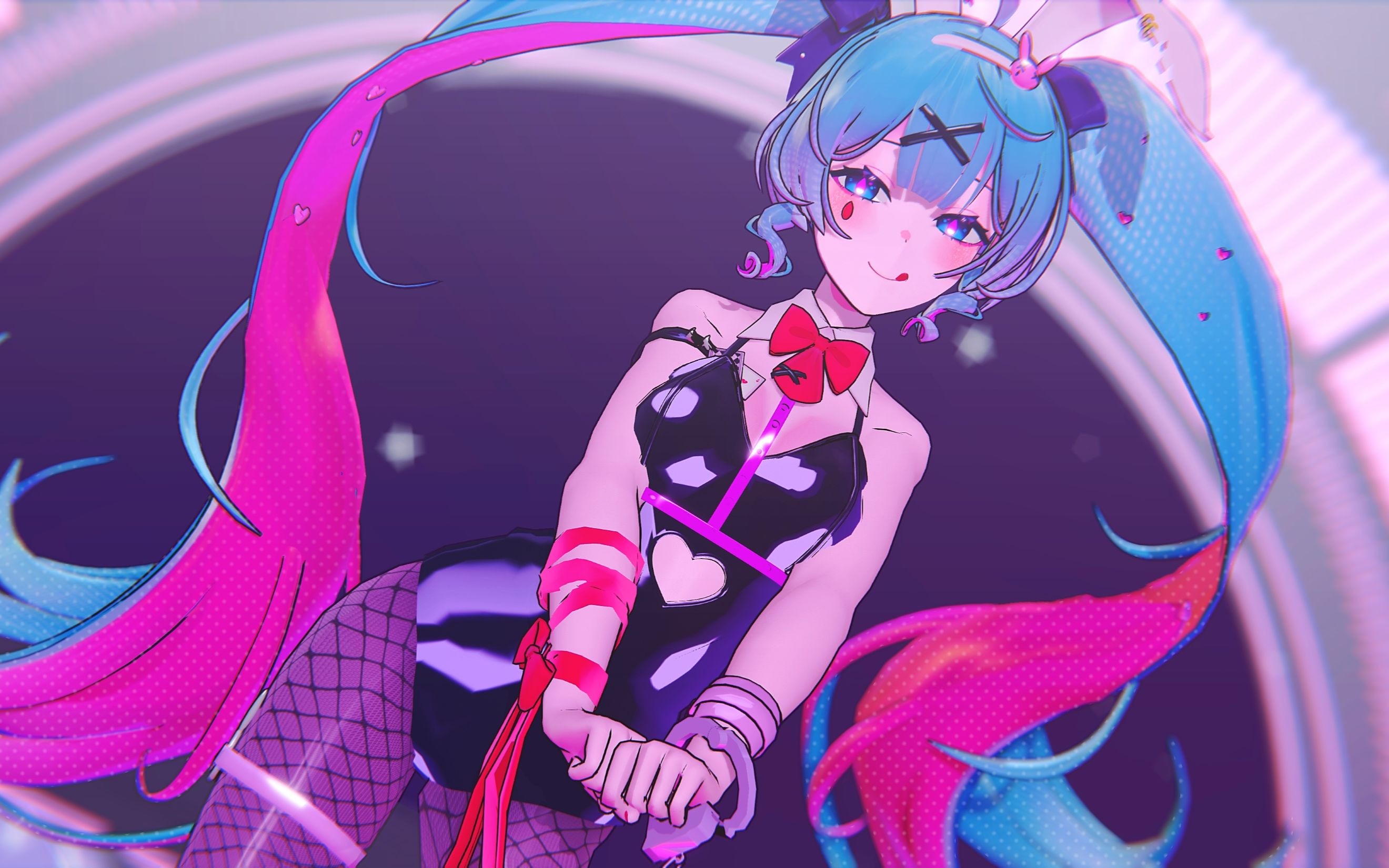 [图]【MMD】 シンデレラ (Giga First Night Remix) - TDA Rabbit Hole Miku