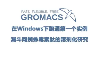 Download Video: 分子动力学实操教程0.2 在Windows下跑通Gromacs第一个实例