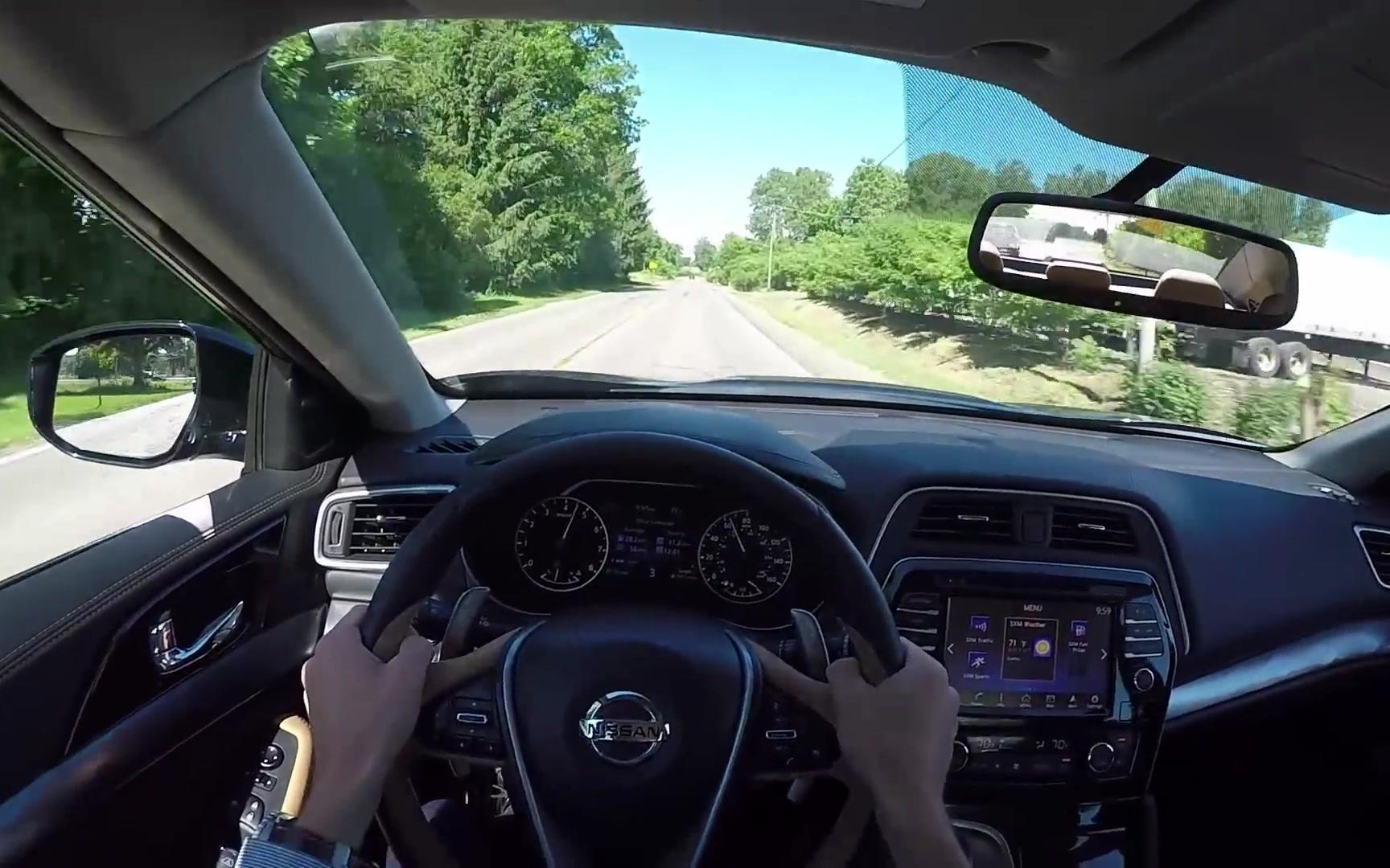 「汽车试驾」16款日产西玛maxima - 个人主视角试驾日间