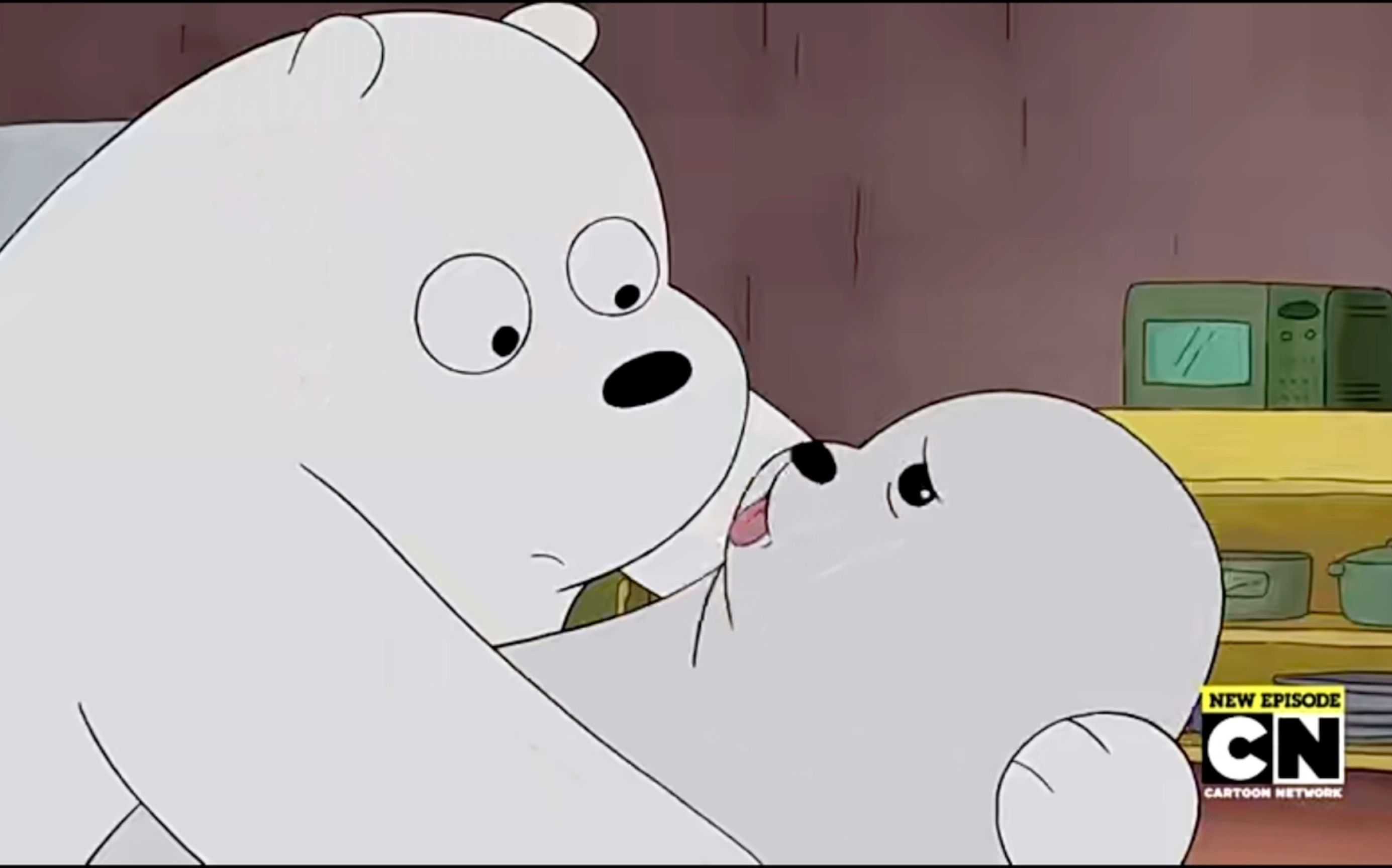 【咱们裸熊】当怀里的海豹卖萌时,白熊早已将饥饿抛在脑后