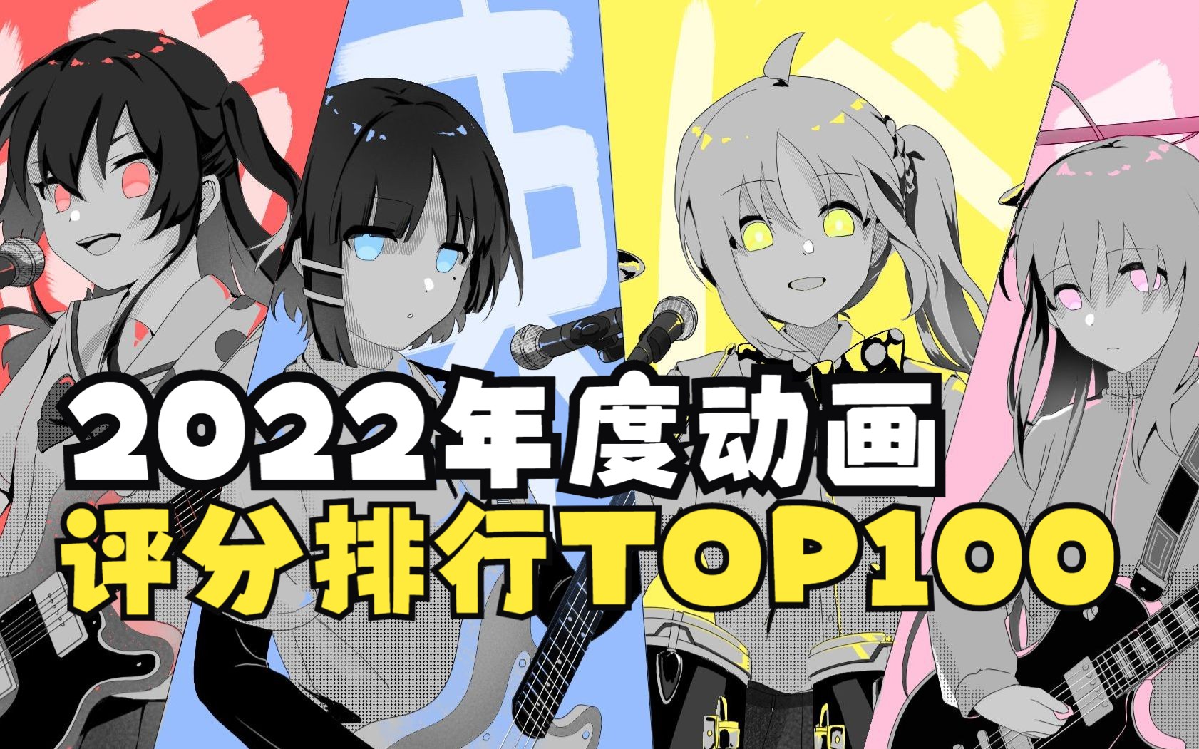 【动漫排行】2022年动漫评分排行榜TOP100(下)哔哩哔哩bilibili