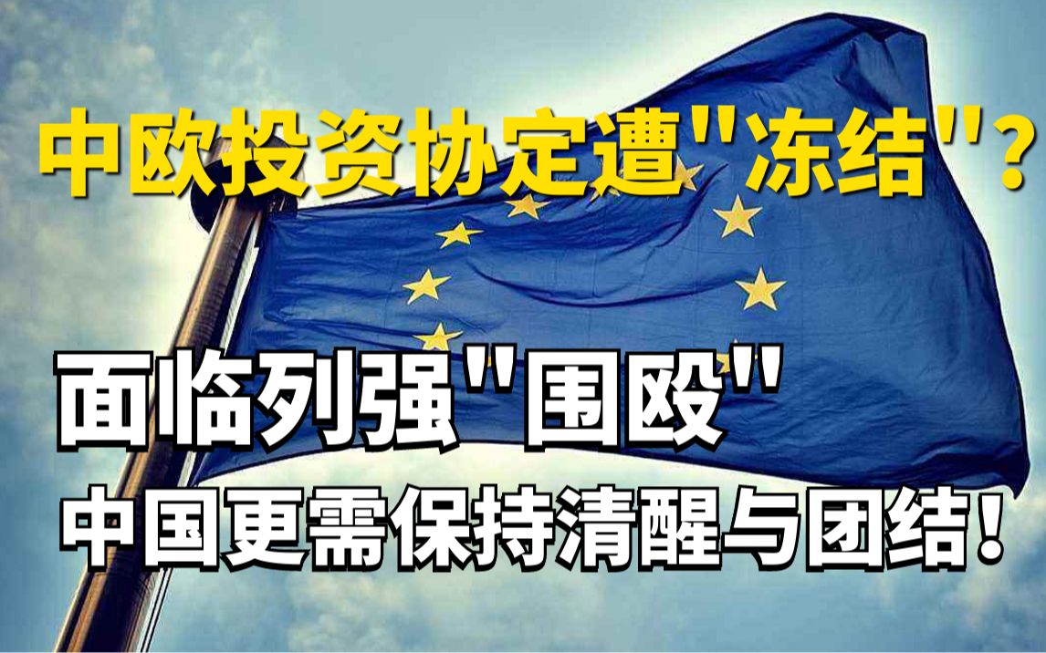 中欧投资协定遭“冻结”?面临列强“围殴”,中国更需保持清醒与团结!哔哩哔哩bilibili