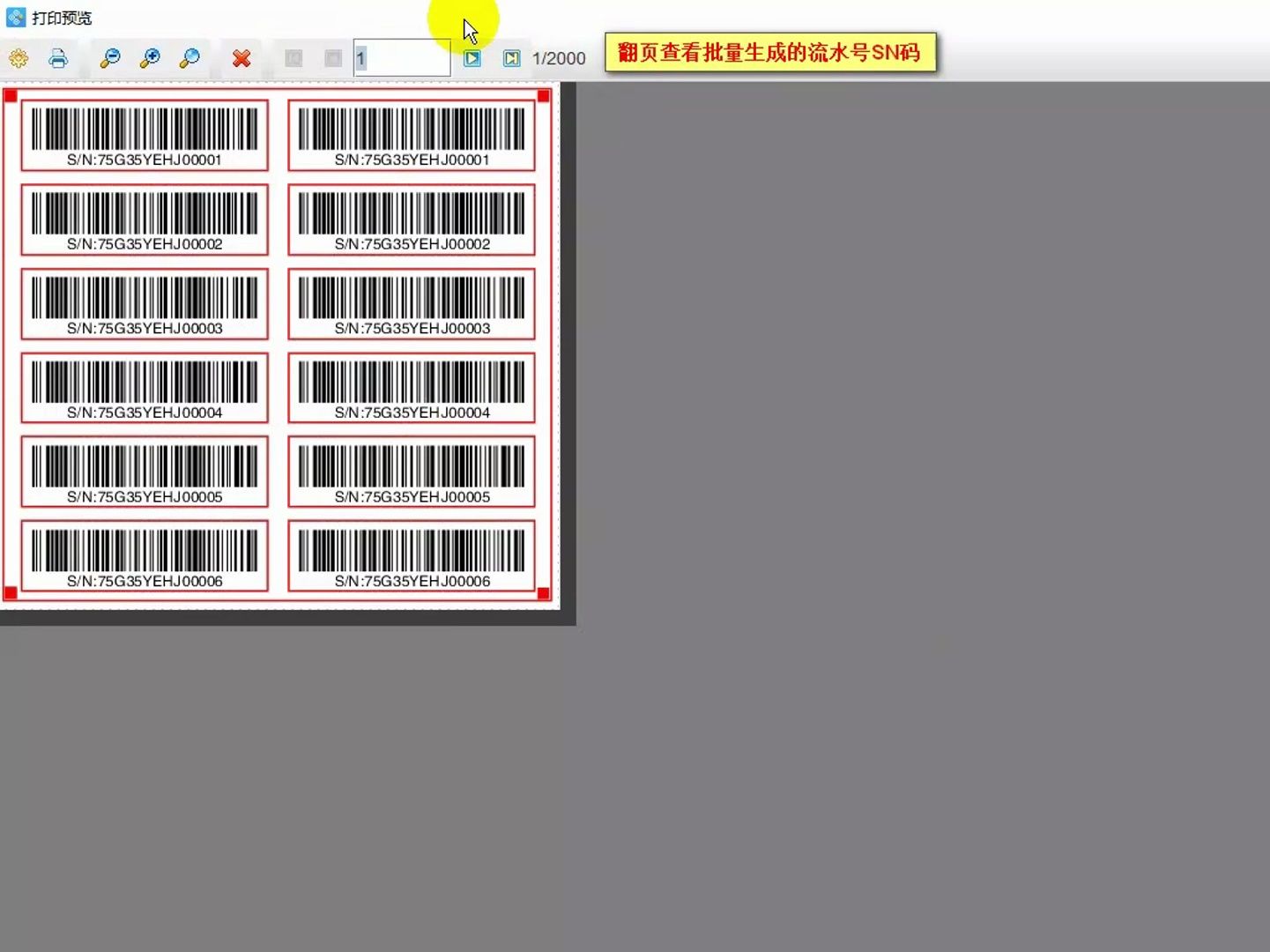 条码生成软件如何用“生成矩阵”工具整版排版流水号SN码(上)哔哩哔哩bilibili