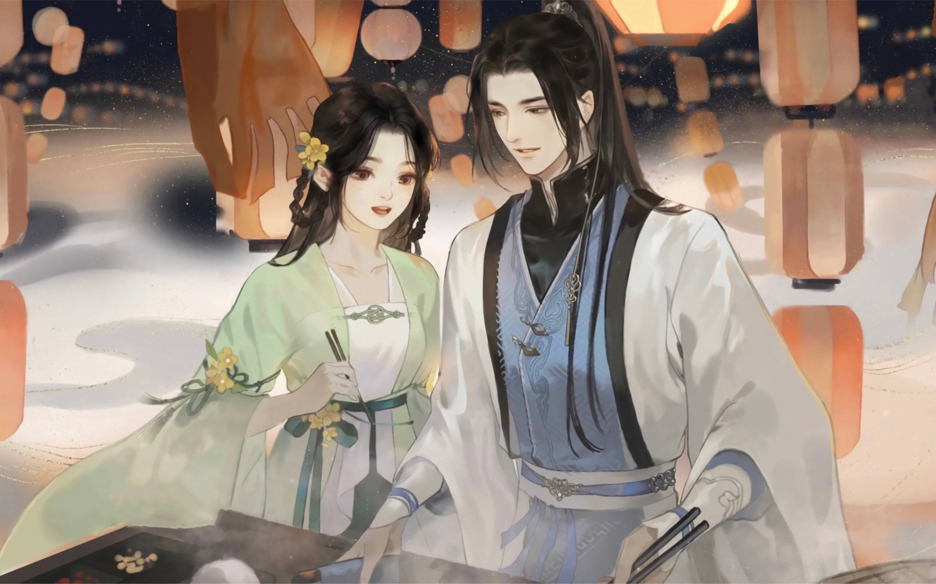 【遇见逆水寒】叶问舟天赐卡牌剧情-繁光清宴·上&下