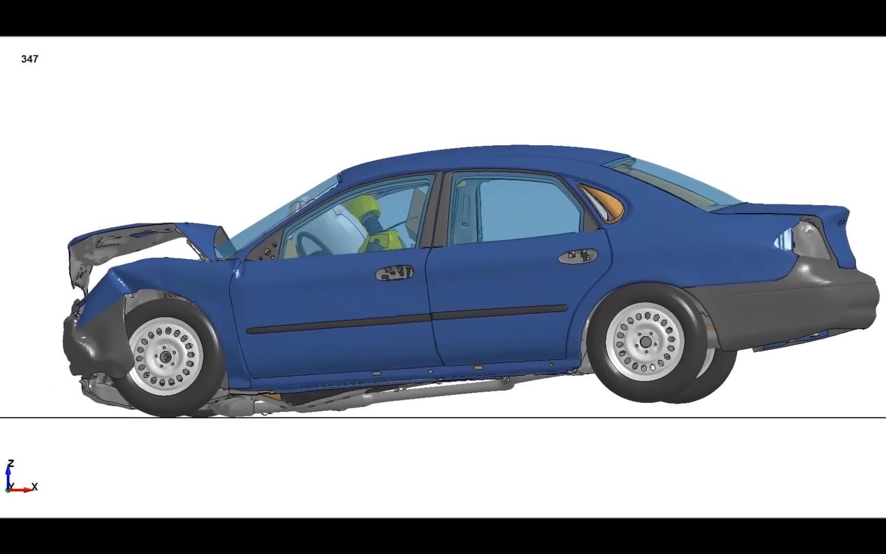 福特金牛座汽车碰撞试验