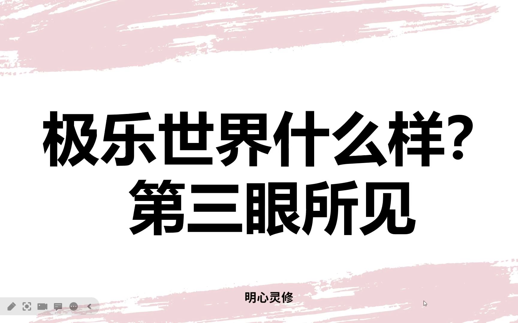 西方极乐世界是什么样的?第三眼神奇经历 | 明心灵修哔哩哔哩bilibili