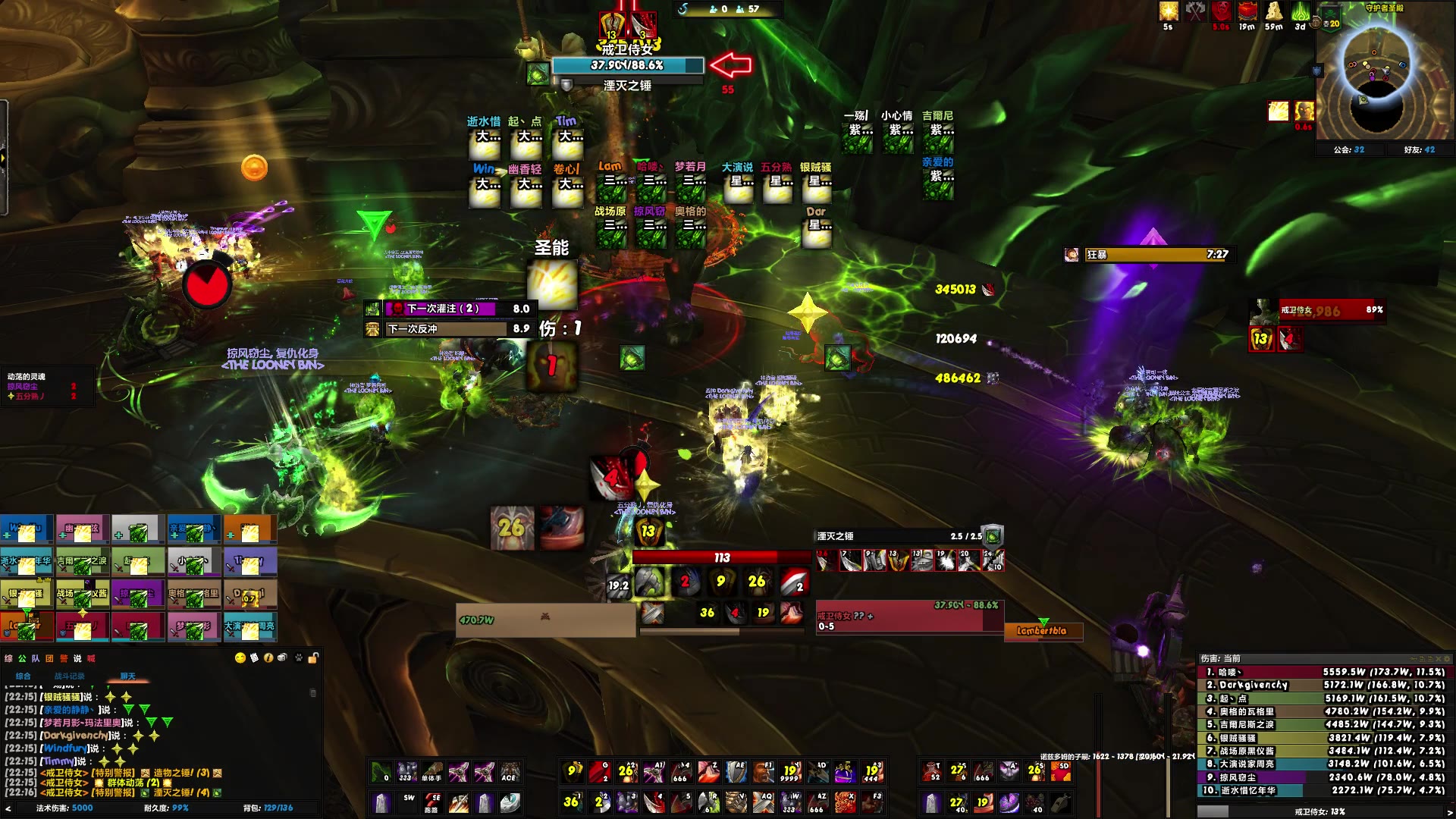 the looney bin vs maiden of vigilance