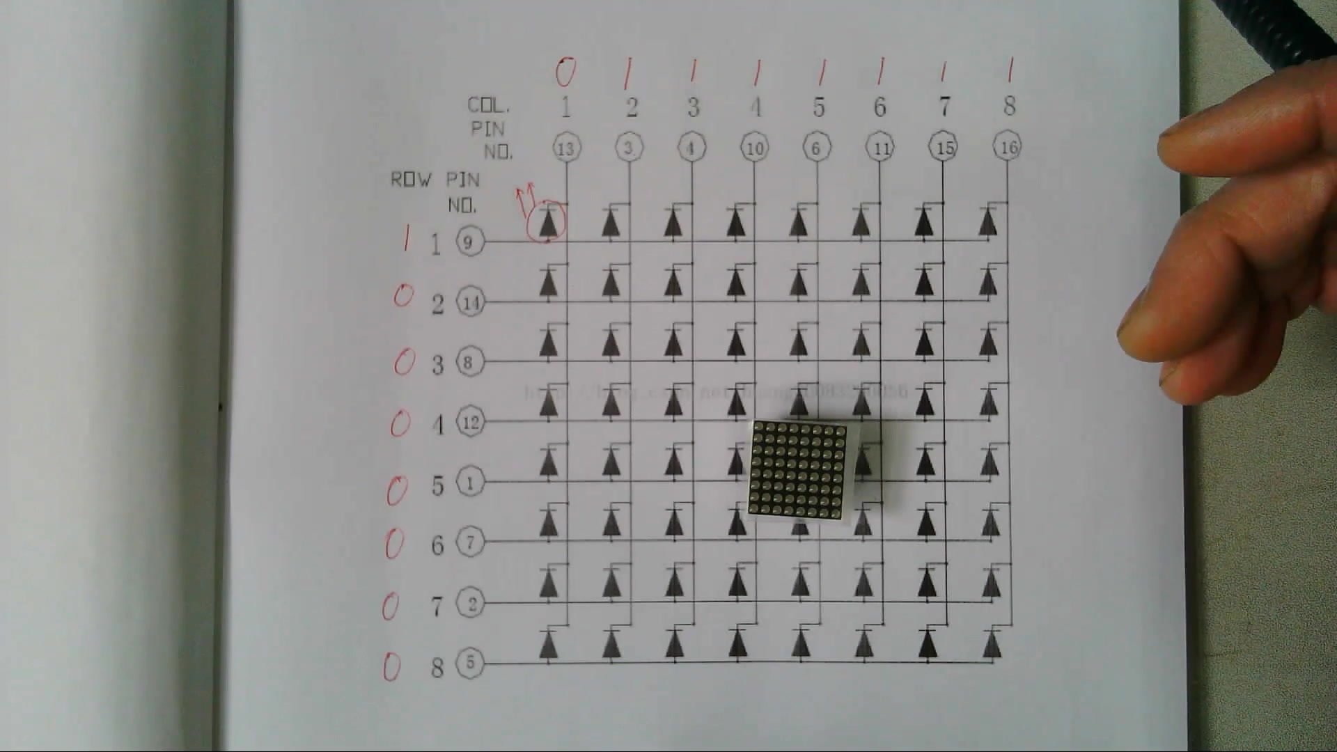 8*8点阵原理详解