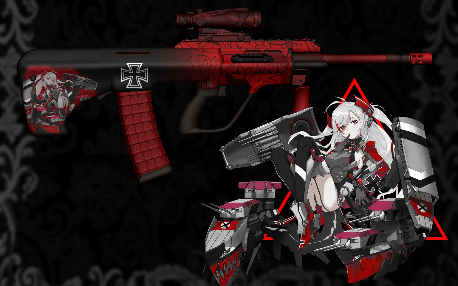 碧蓝航线模组cs16csgoaug欧根亲王edition