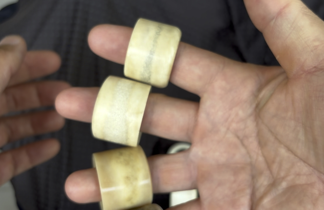 驼鹿角筒扳指的制作小原则