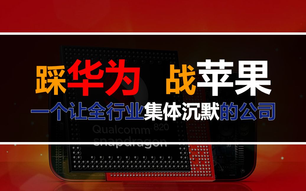 踩华为 战苹果 TA为什么能让手机公司集体沉默?哔哩哔哩bilibili