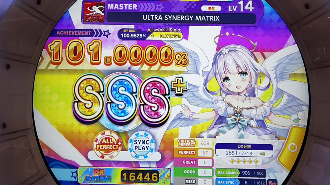 ULTRA SYNERGY MATRIX 理论值APMAIMAI