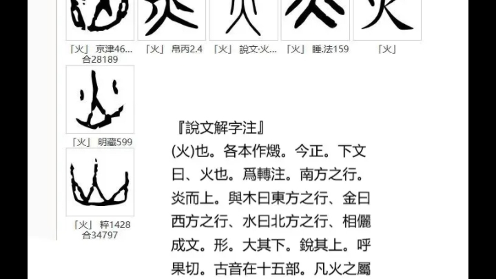 汉字源五行之火哔哩哔哩bilibili