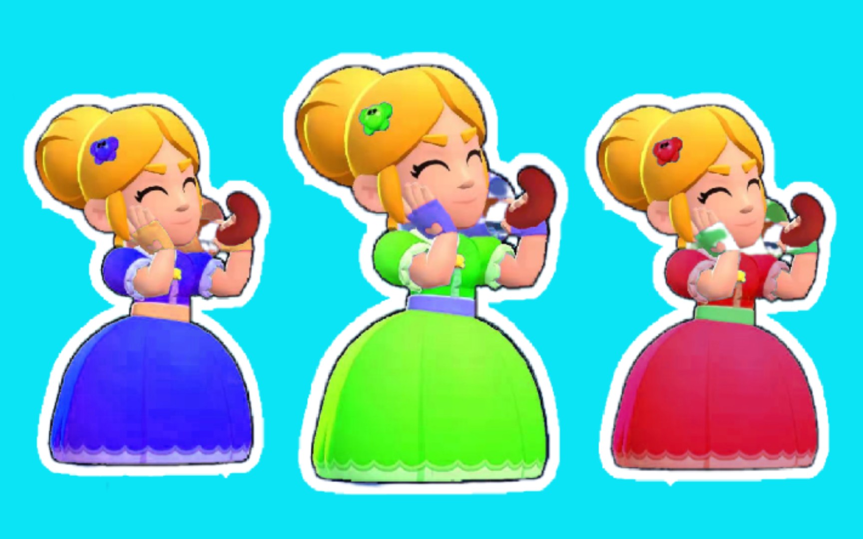 【荒野乱斗】佩佩不同颜色的皮肤