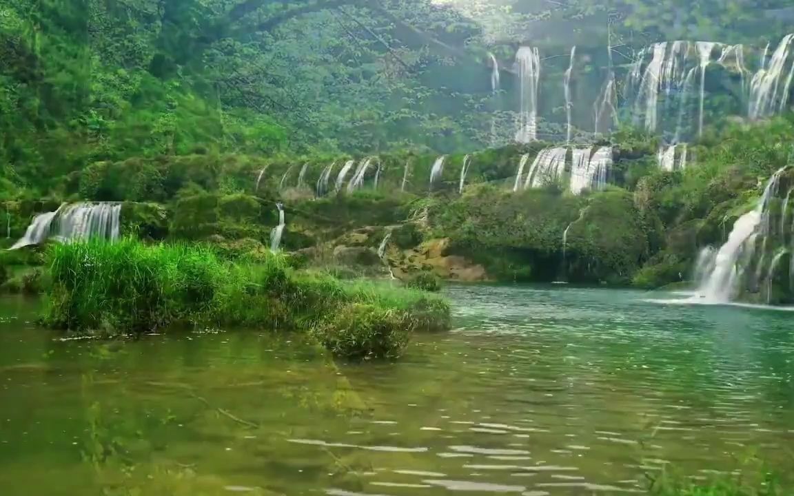 【大自然风景】万壑有声含晚籁,数峰无语立斜阳哔哩哔哩bilibili