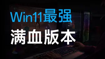 Descargar video: 太强了，Win11系统最强的满血版本