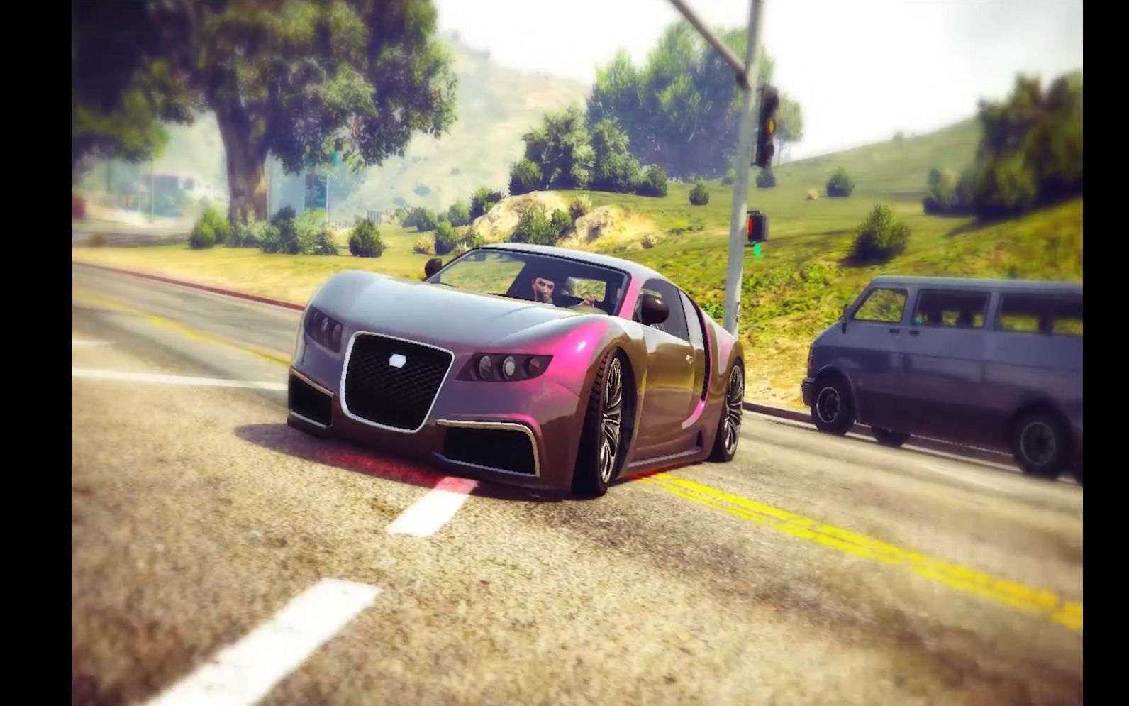 gta5布加迪漂移锦集 挂哥 叫我上车 不然就打死我 我被逼无奈_哔哩