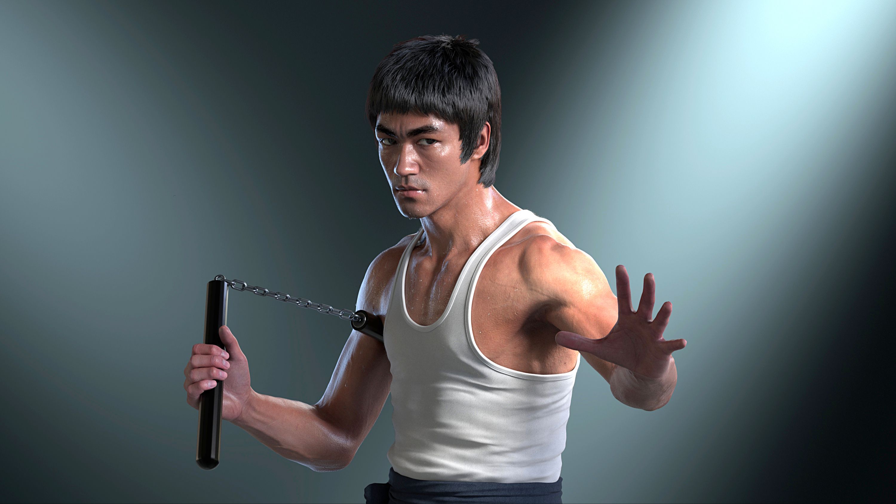 谨以此片纪念一代功夫巨星李小龙先生逝世50周年