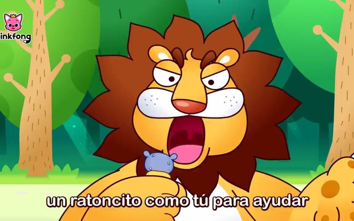 [图]【西班牙语 伊索寓言】狮子和老鼠 El León y el Ratón _ Fábulas de Esopo