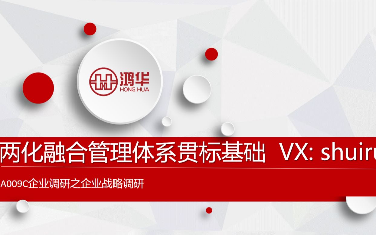 两化融合管理体系贯标日记之A009D企业调研之信息化新型能力调研哔哩哔哩bilibili