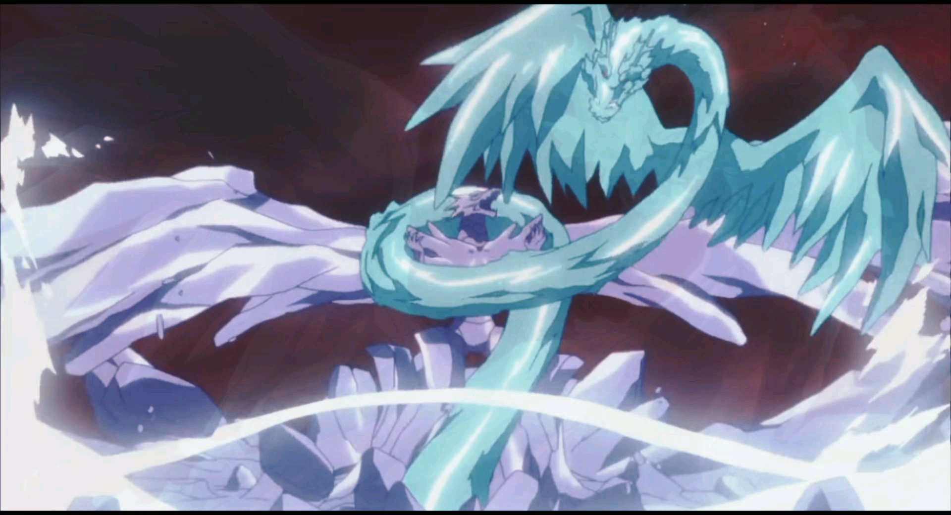 死神bleach剧场版2:日番谷冬狮郎的"冰轮丸"(素材:钻石星尘的反叛)