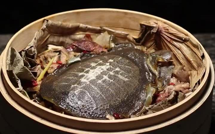 【荷叶蒸水鱼】水鱼不是鱼,这个玩意你们当地怎么称呼呢?