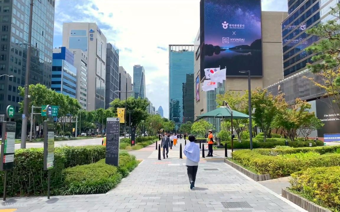 [图]【超清韩国】漫步首尔江南区 德黑兰路 (在伊朗首都德黑兰也有一条首尔大街) 2020.7