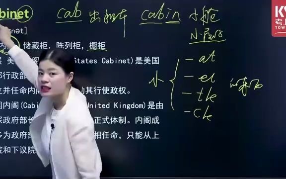 庞庞老师讲单词054cabinet哔哩哔哩bilibili