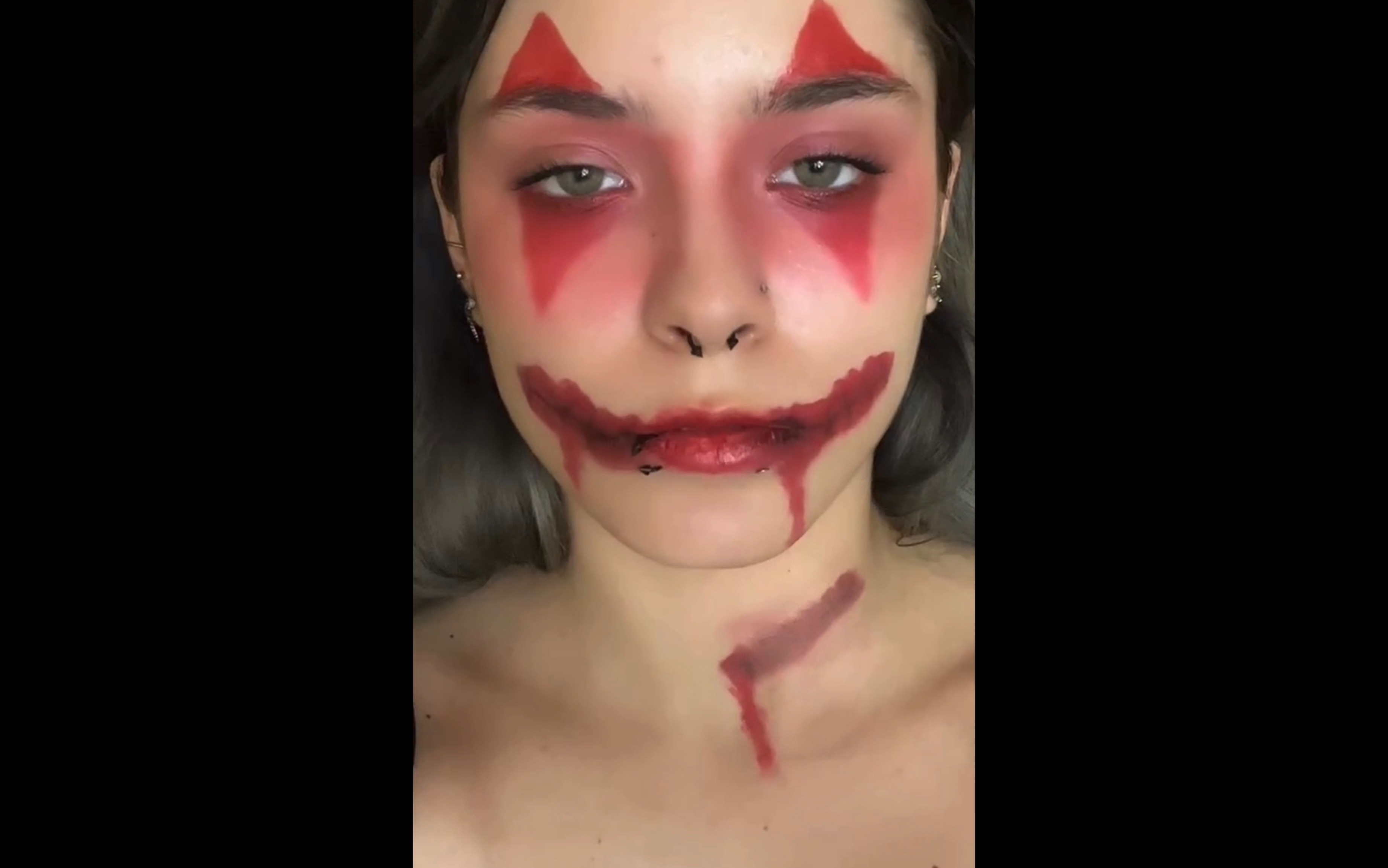 俄罗斯美女万圣节妆容99