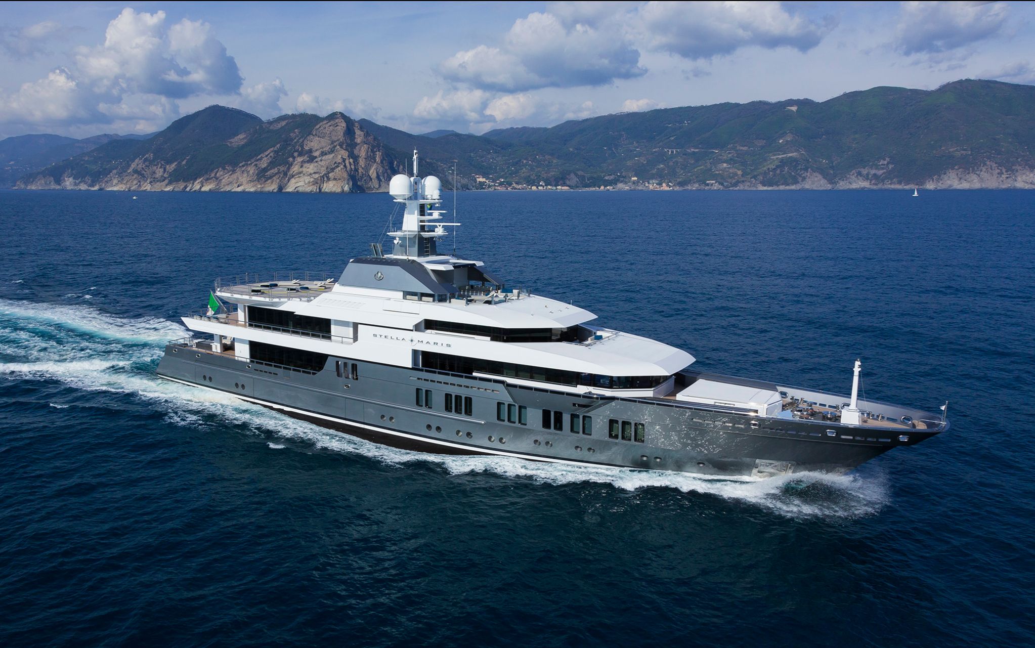 7500万欧元7210米的超级游艇stellamaris号意大利vsyviareggio造船厂
