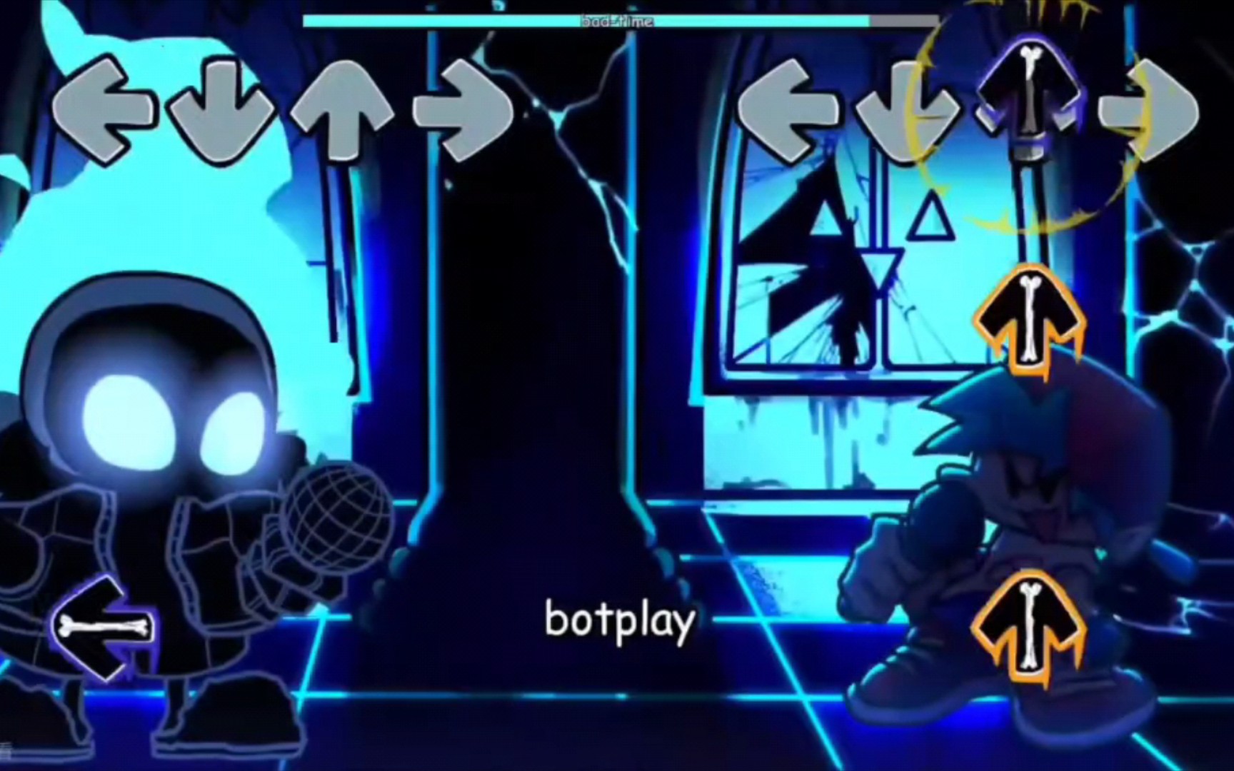 【fnf全站第14514】噩梦sans完全版填词:你妈!