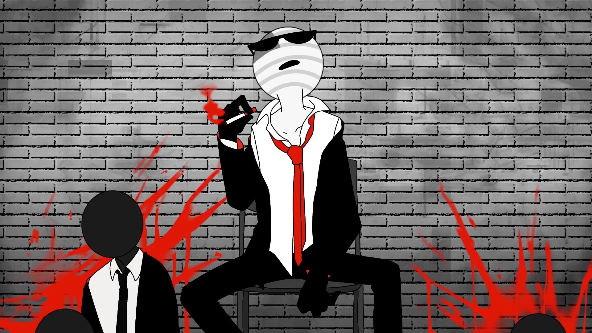 [图]Countryhumans - 'Cause I'm A Liar (我把整个瓷都黑白了)