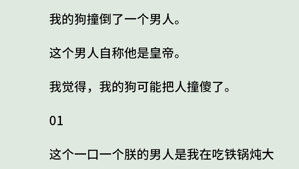 (全)我的狗撞倒了一个男人.这个男人自称他是皇帝.我觉得,我的狗可能把人撞傻了.哔哩哔哩bilibili