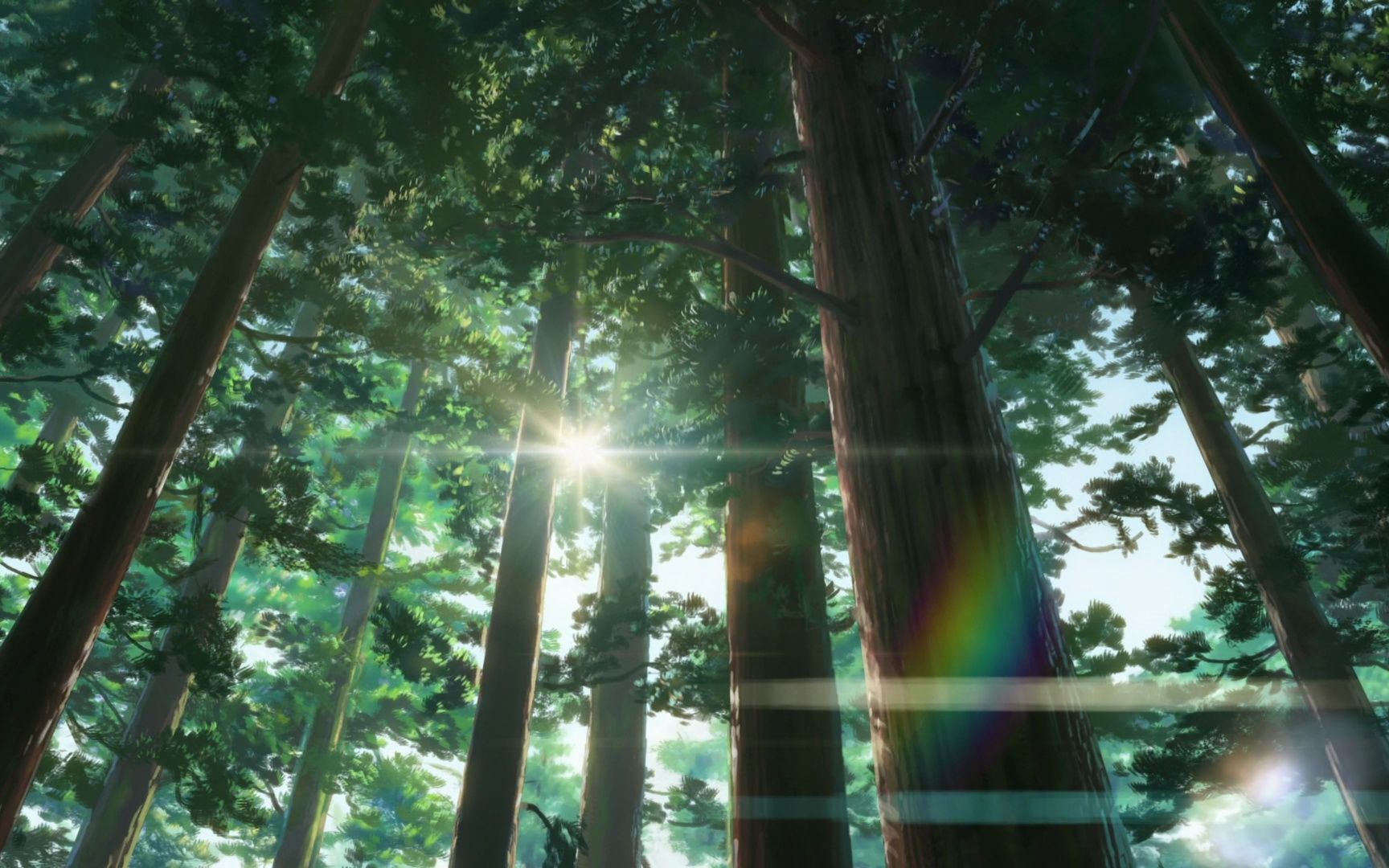 让我们一起欣赏新海诚的美景