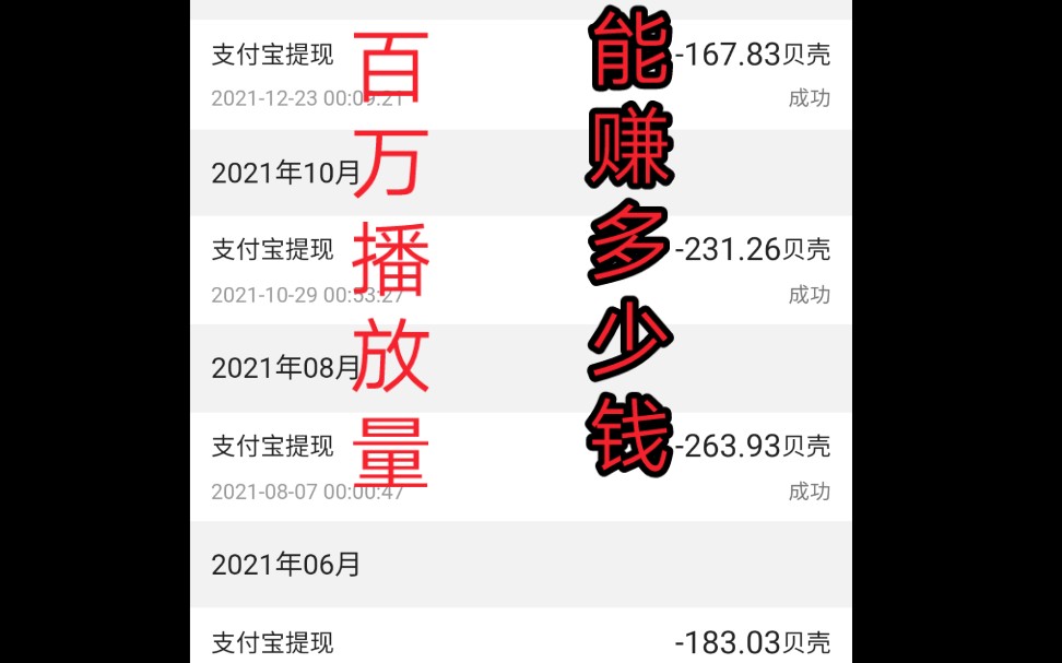 100万播放能赚多少钱?哔哩哔哩bilibili