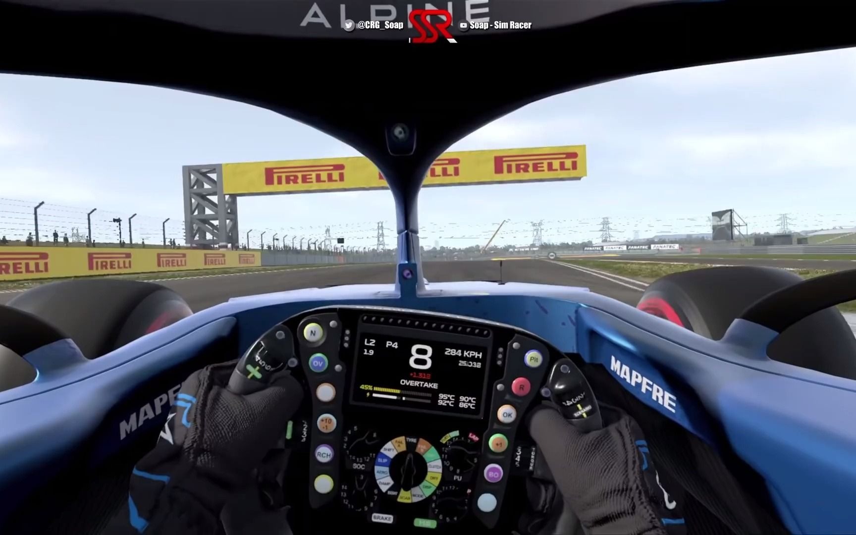 【f1 2021】100%-中国 阿隆索 座舱视角 头瞄 无hud 中国大奖赛没了